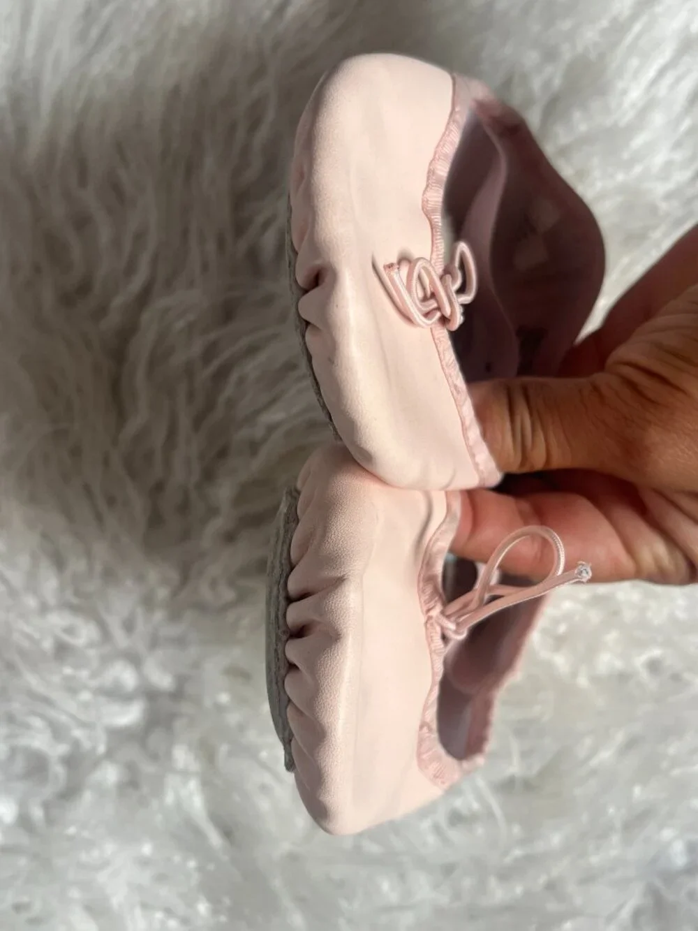 Danskin kids ballet shoes  size 12